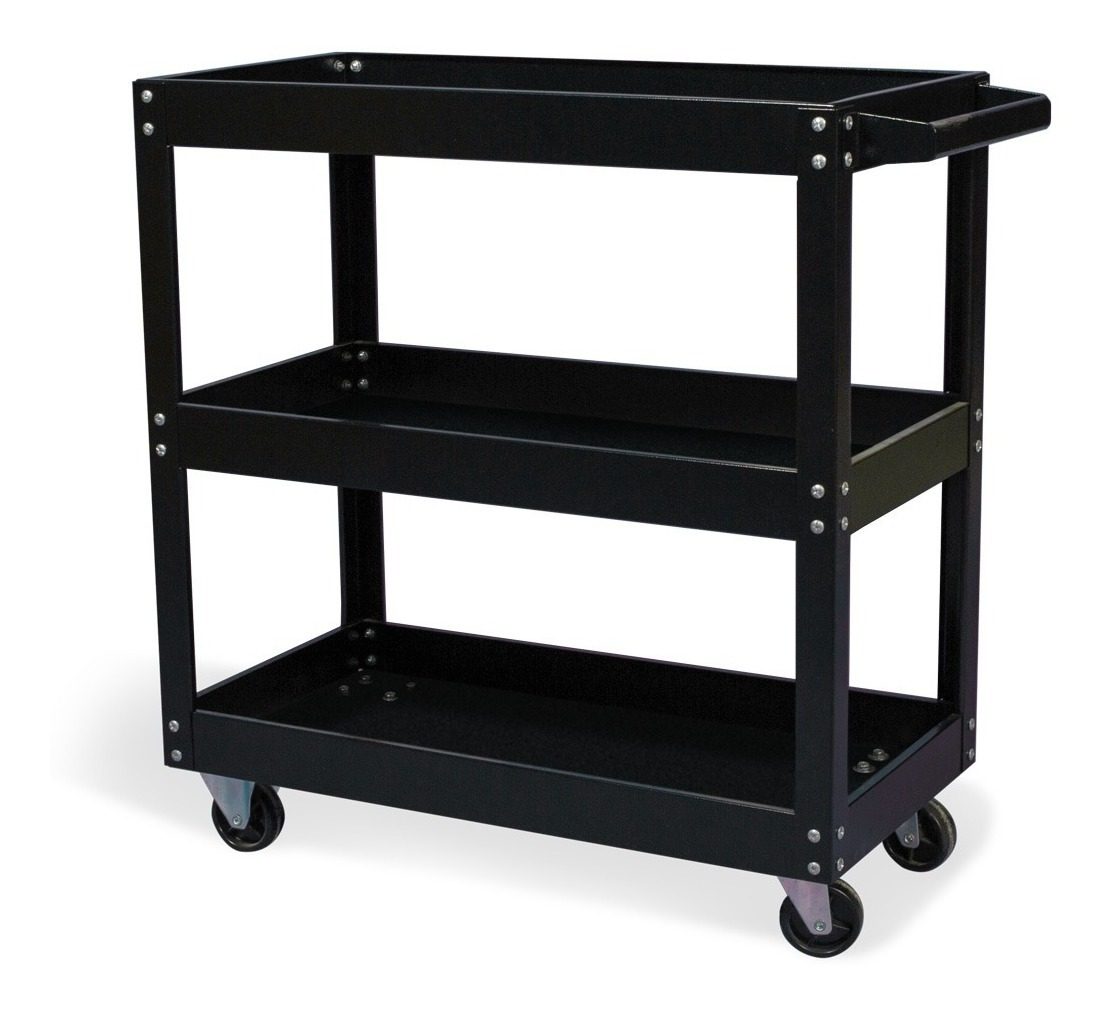 Mesa Porta Herramientas 3 Estantes Metalica 70x35cm Kushiro