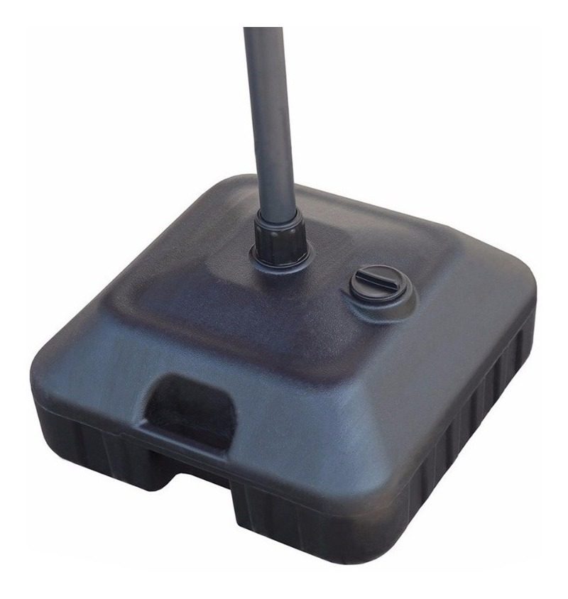 Base Para Sombrilla Vertical De Jardin Centro De 22l Kushiro Negro