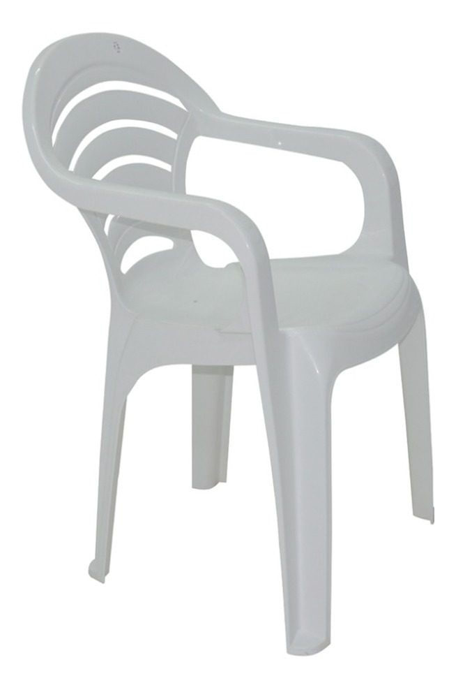 Silla Plastica Reforzada Angra Hasta 180 Kg Tramontina Blanco