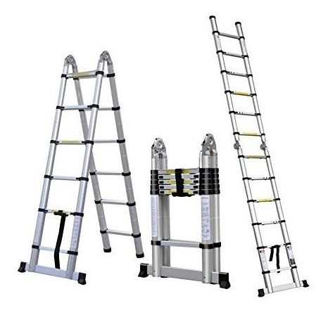 Escalera Telescopica Plegable 6x2 Hasta 150kg Miyawa - 1