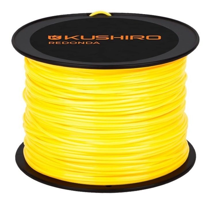 Tanza Desmalezadora 2mm Redonda Bobina 1kg 276mts Kushiro Amarillo