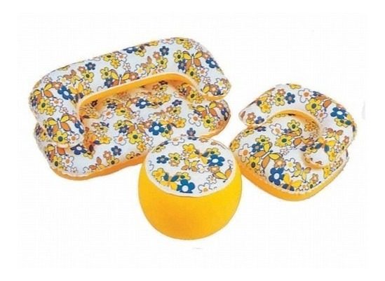 Juego Sillones Y Mesa Inflable Bestway Infantil Niños