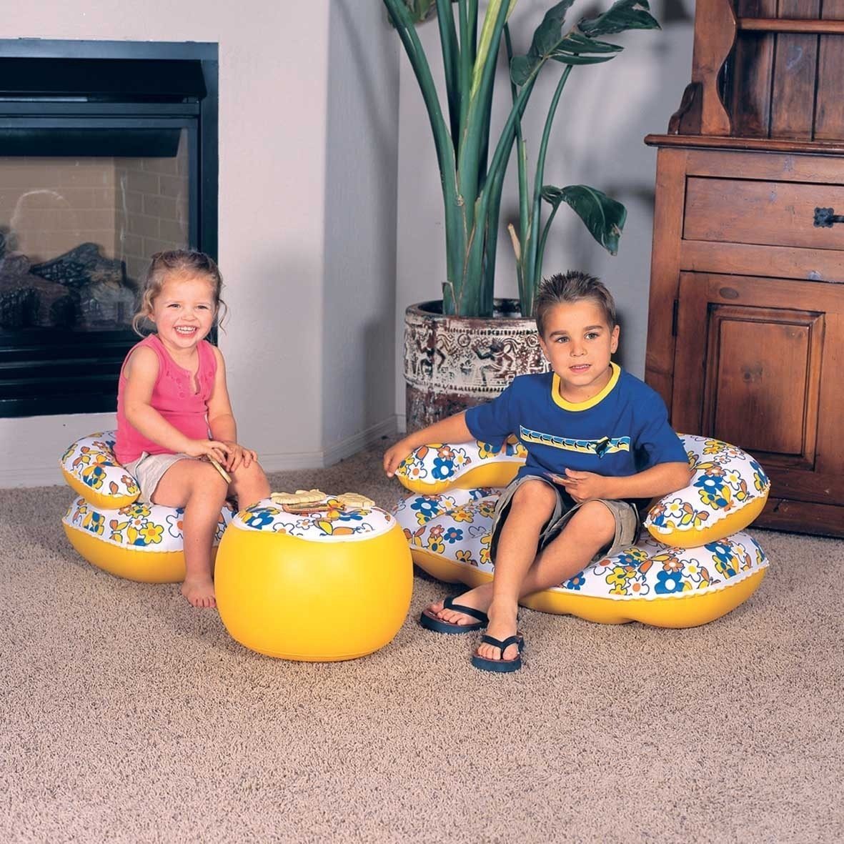 Juego Sillones Y Mesa Inflable Bestway Infantil Niños - 1