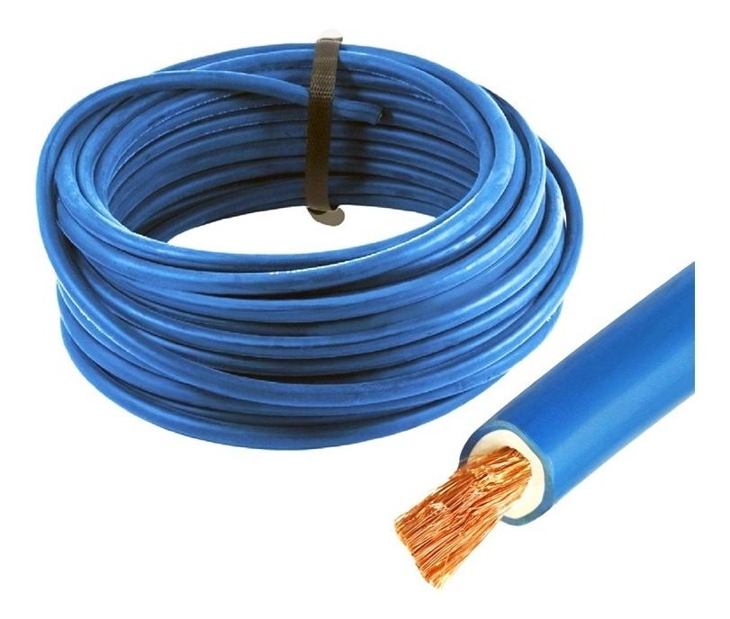 Cable Azul 16 Mm P/soldadora Electrica X Metro