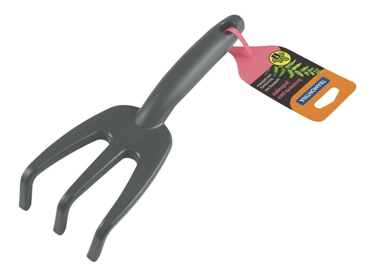 Rastrillo Ergonomico Plastico 25cm 3dtes Tramontina