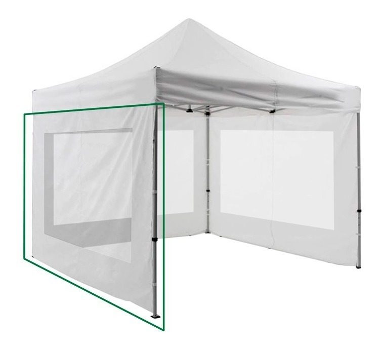 Pareded C/ventana Para Gazebo Acero 3x3m Blanc 1und Kushiro Blanco