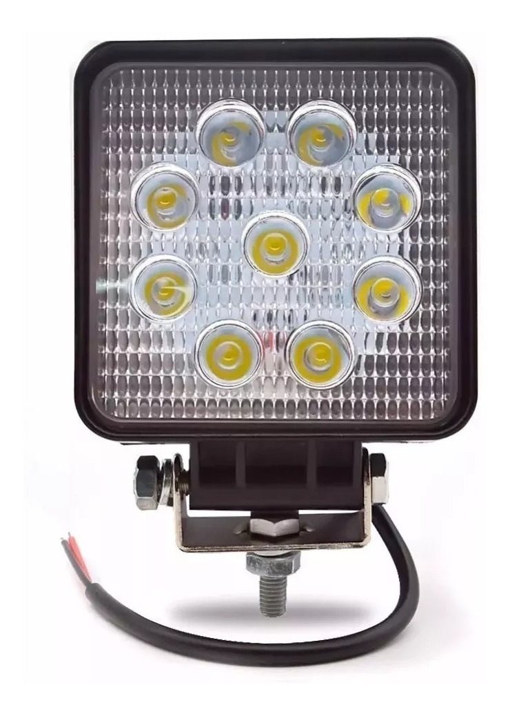 Faro Proyector Auxiliar 9 Leds 27watts Frio Off-road Miyawa