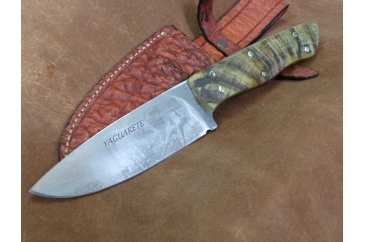 Cuchillo Outdoor Yaguareté Yarara Inoxidable Hoja 14cm Gris