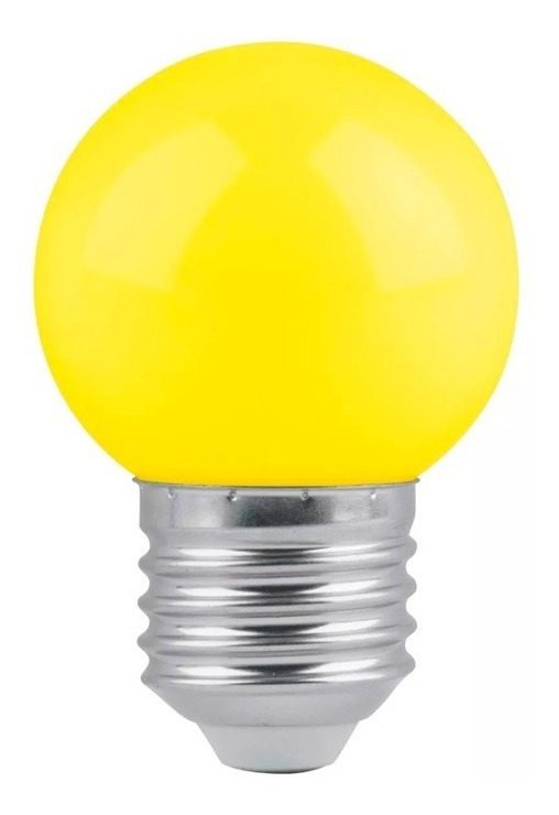 Lámpara E27 De Led 1w Gota Color Amarillo Decorativa Etheos Amarillo