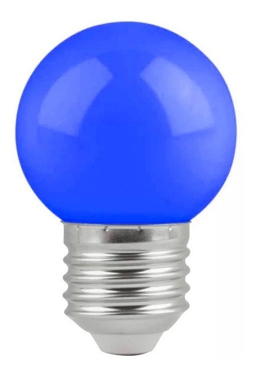 Lámpara E27 De Led 1w Gota Color Azul Decorativa Etheos