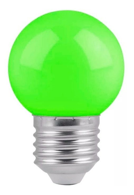 Lámpara E27 De Led 1w Gota Color Verde Decorativa Etheos