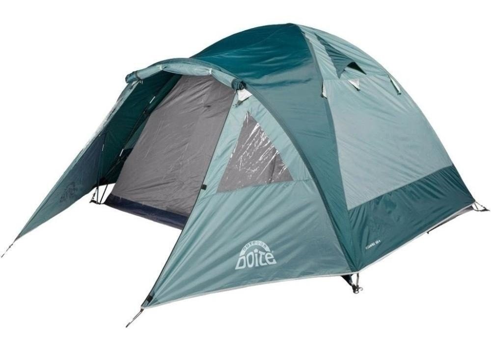 Carpa Familiar Iglu Doite Hi Camper 6p. Impermeable 3000mm Verde/azul