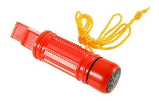 Kit Emergencia Supervivencia Brujula Silbato Pedernal Shilba - 1