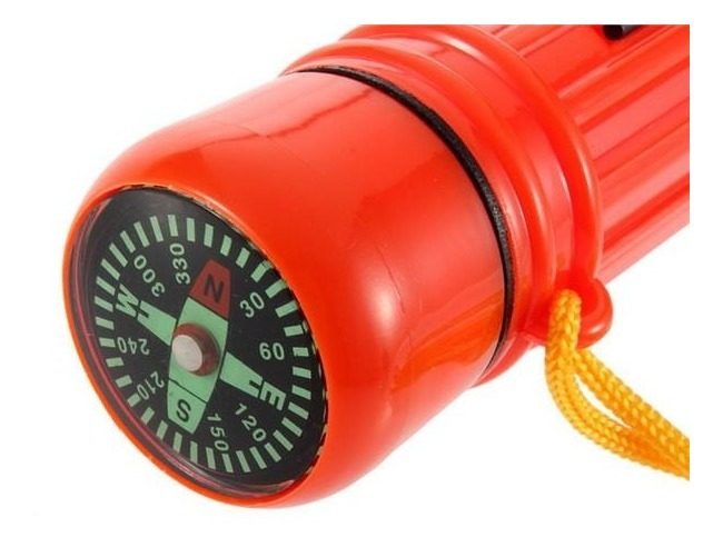 Kit Emergencia Supervivencia Brujula Silbato Pedernal Shilba - 3