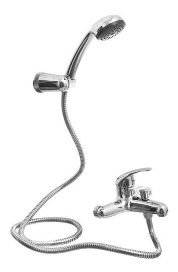 Grifería Monocomando De Bañera Para Baño Linea Missouri Gloa Plateado Cromado - 1