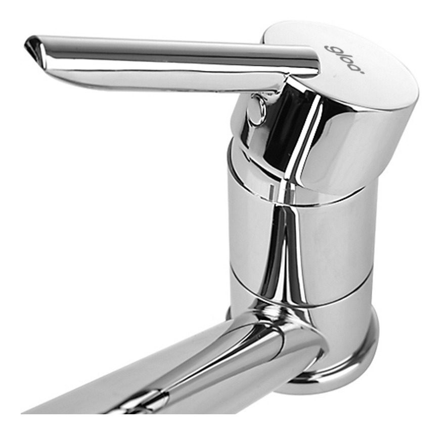 Grifería Monocomando De Cocina Mod2 C/pico Horizontal Gloa Plateado Cromado - 3