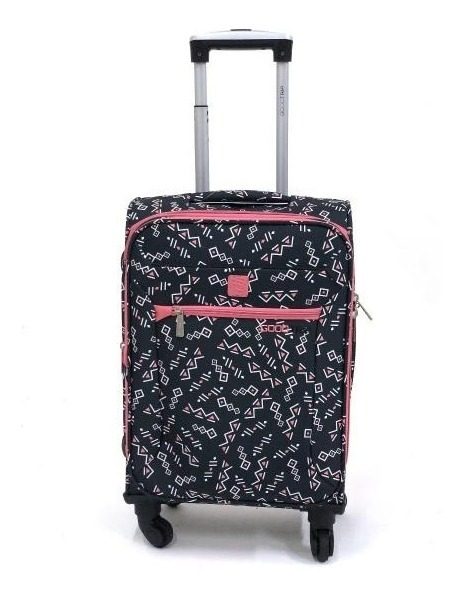 Valija 4r Goodtrip 20 Estampada Negro Goodtrip