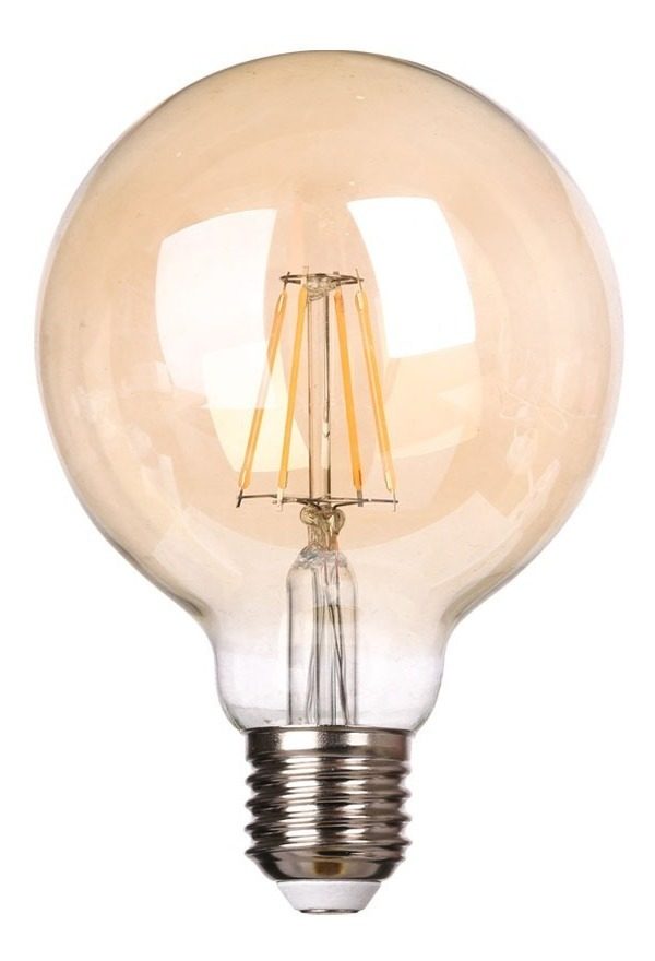 Lampara Led Vintage G95 8w - Ultra Calida 95x135mm Etheos Blanco Cálido