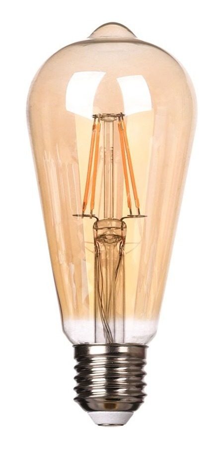 Lampara Led Vintage St64 8w - Ultra Calida 64x142mm Etheos Blanco Cálido
