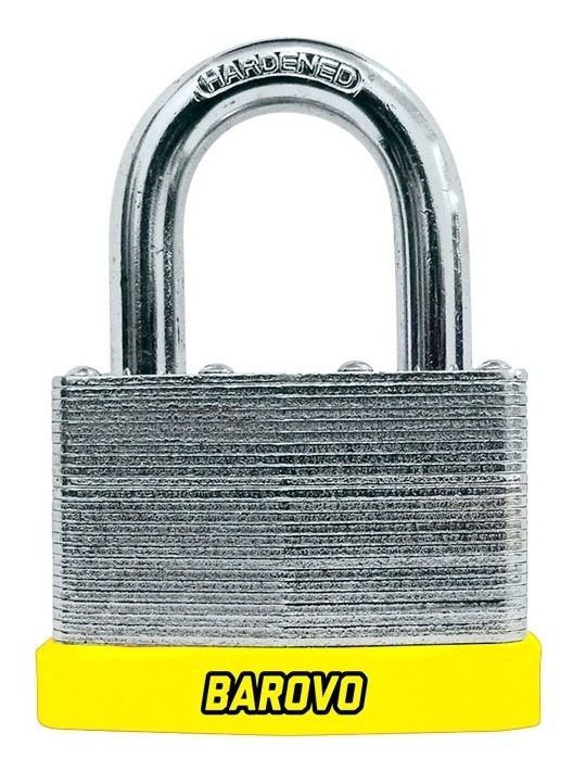 Candado Laminado Acero Galvanizado 40 Mm Traba Simple Gris
