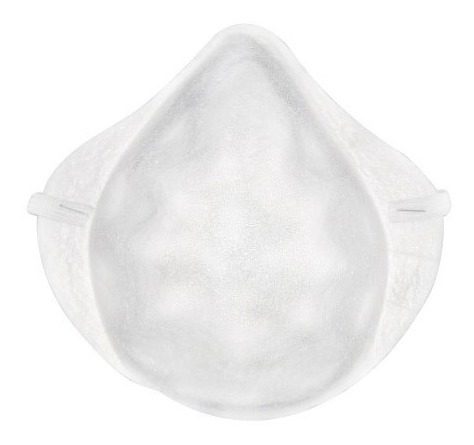 Barbijo Copa Elástico Tipo Libus 1501  Blanco