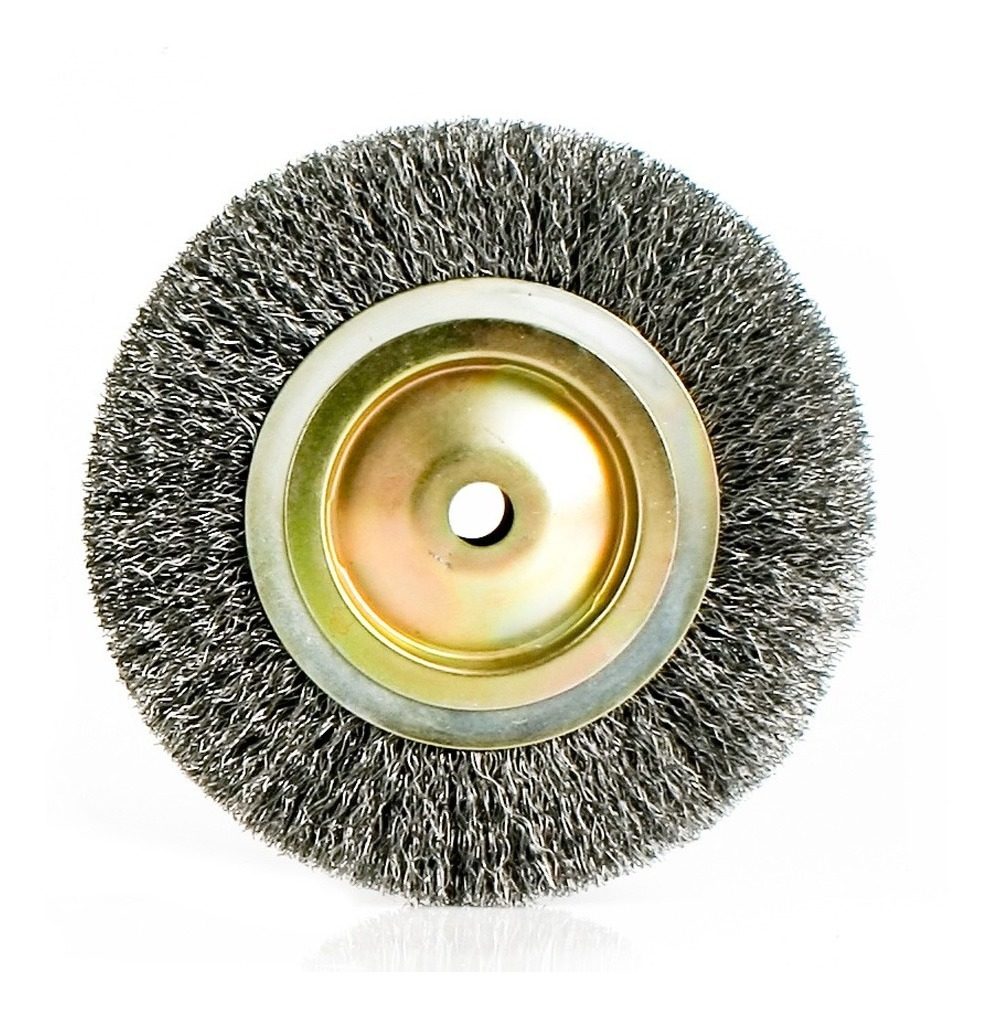 Cepillo De Acero Calabro P/ Amoladora De Banco 250x25