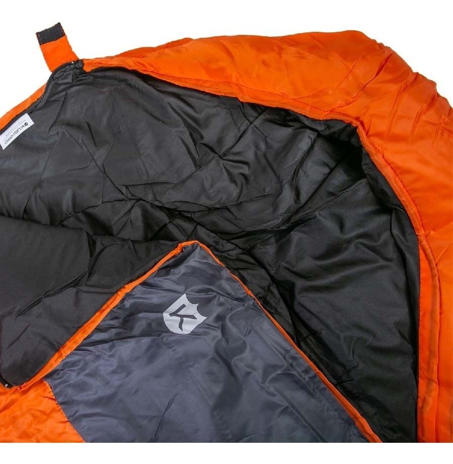 Bolsa De Dormir Rectangular C/capucha Temp 0 A 10ºc 190x75  - 3