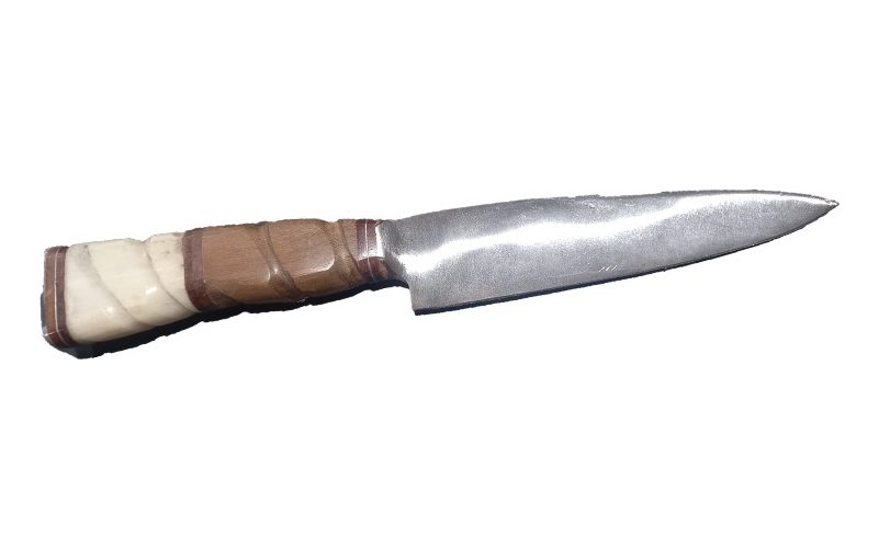 Cuchillo Tandilero 14 Cm Estilo Cabo Según Existencia Gris - 1