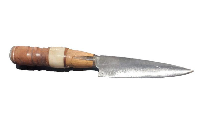 Cuchillo Tandilero 14 Cm Estilo Cabo Según Existencia Gris - 3