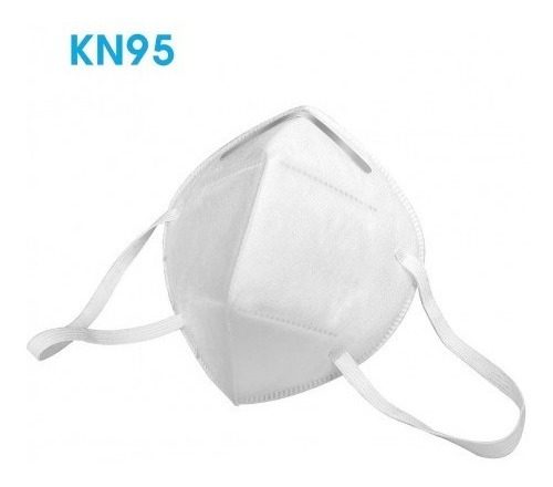 Barbijos Importado Kn95 4capas Descart. C/elastico X Unidad Blanco