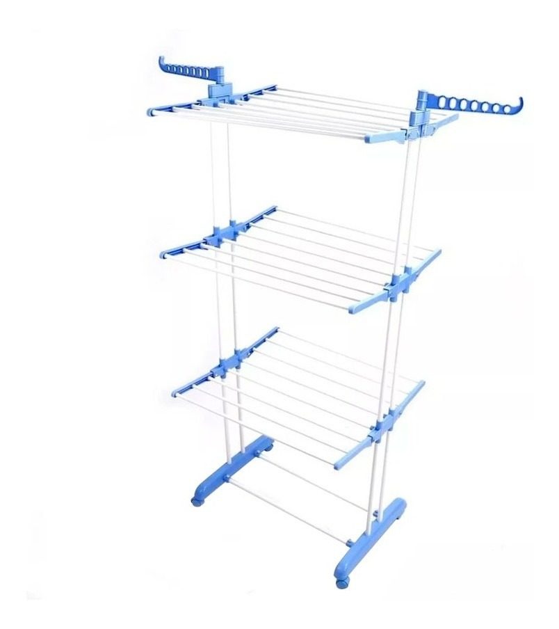 Tendedero Tender Vertical Con Ruedas 170cm - Vonne Blanco - 1