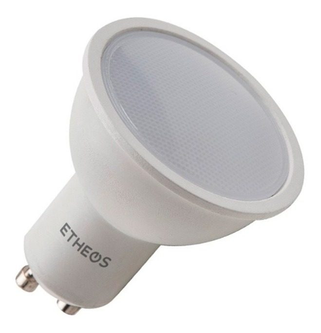 Lampara De Led Dicroica 7 W Calida 3000k Angulo 100° Etheos Blanco Cálido