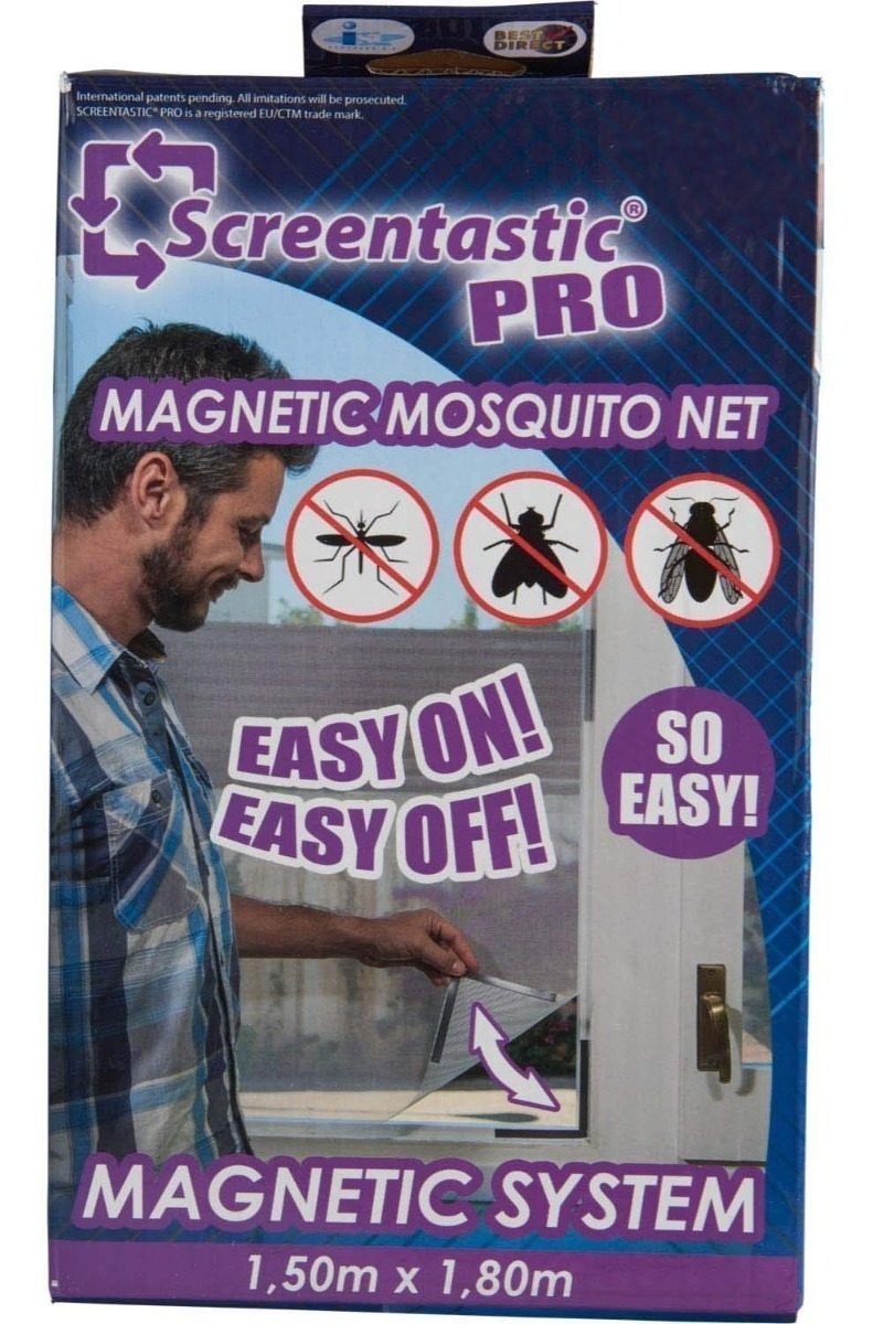 Kit Mosquitero Imantado 150 X 180cm Instalación Facil Rapida