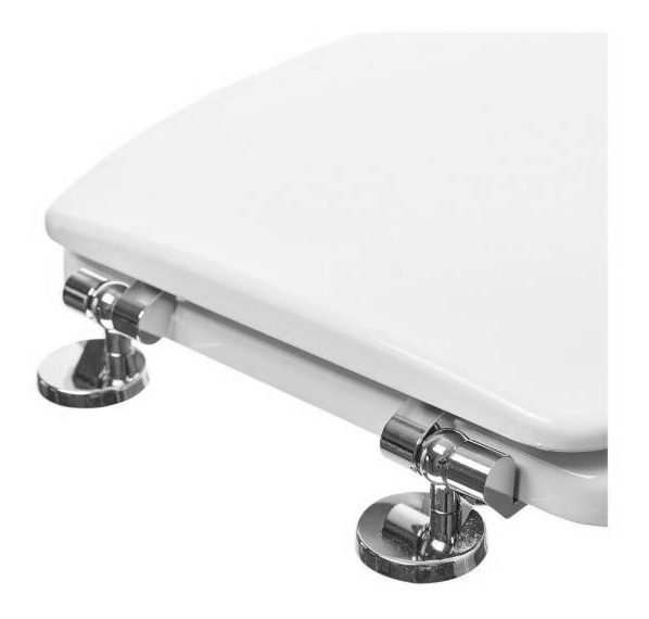 Tapa Asiento De Inodoro Mdf Herrajes Metalicos Gloa Amhmb01 - 2