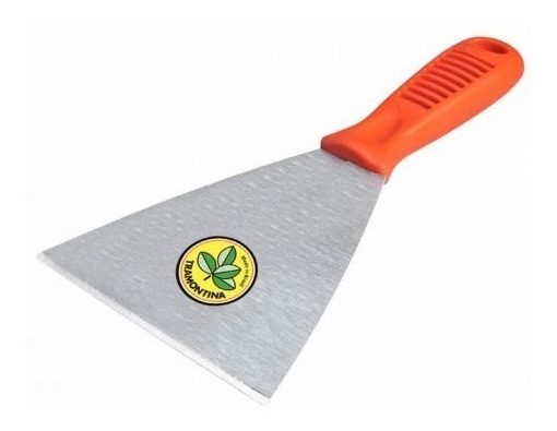Espátula Metálica Rígida 10 Cm Mango Plastico Tramontina