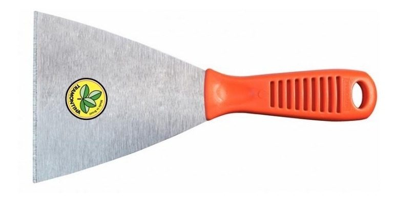 Espátula Metálica Rígida 10 Cm Mango Plastico Tramontina - 1