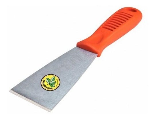 Espátula Metálica Rígida 8 Cm Mango Plastico Tramontina