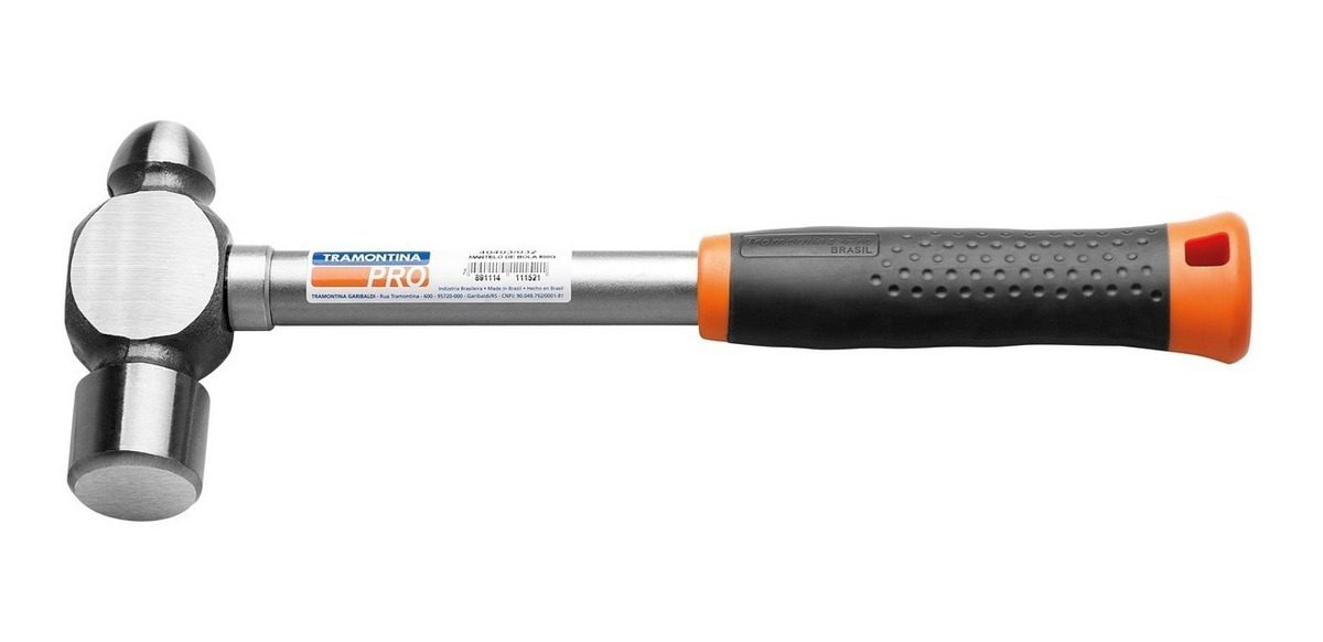 Martillo De Bola 500 G Mango Tubular Templado Tramontina