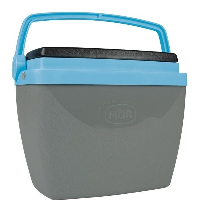 Heladera Conservadora Plastica 6 Litros Gris Con Azul Mor