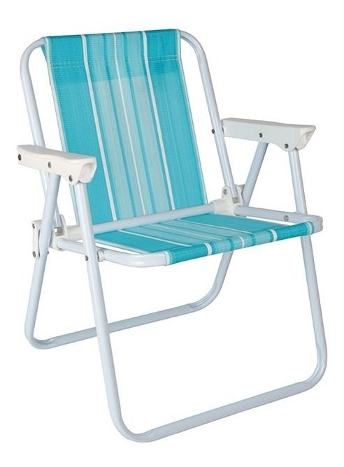 Silla Infantil Alta Acero Mor Celeste - 1
