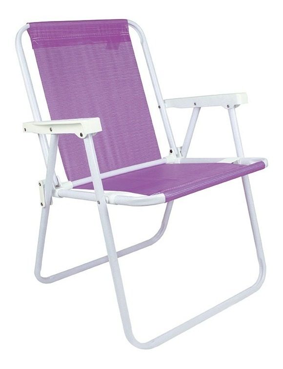 Silla Alta Acero Sannet Mor Color Lila