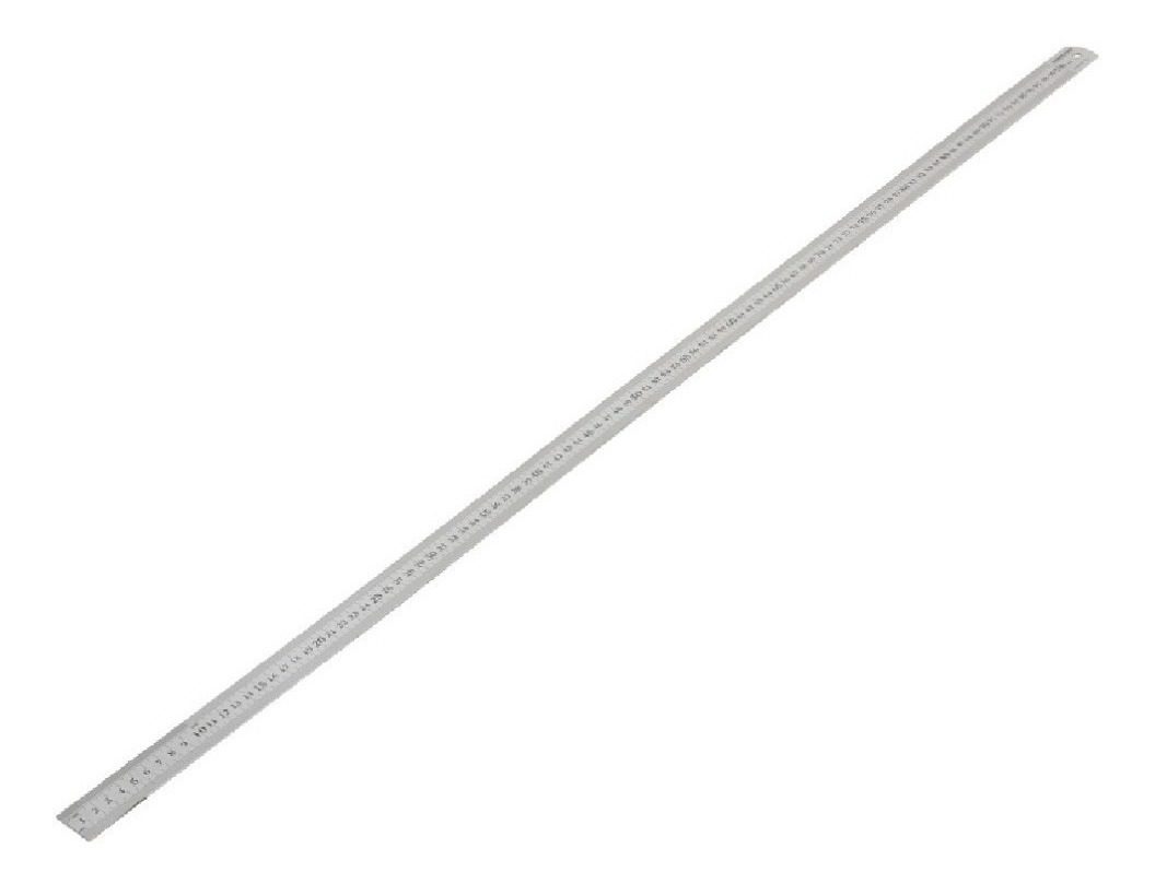 Regla Metalica 100 Cm Acero Inoxidable Profesional Ruhlmann