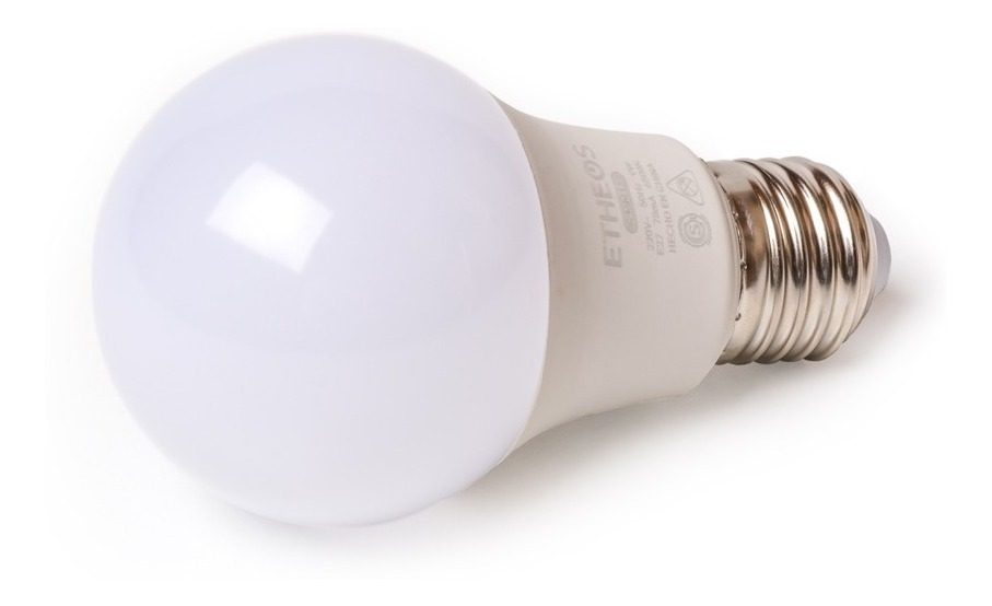Lampara Foco Bombilla Led 9 Watts 3000k Calida Etheos Blanco Cálido