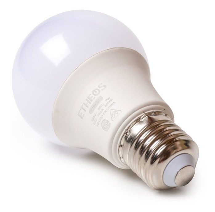 Lampara Foco Bombilla Led 9 Watts 3000k Calida Etheos Blanco Cálido - 1