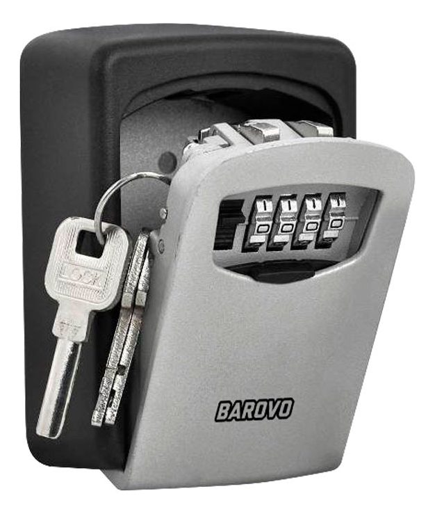 Caja De Seguridad Exterior De Aluminio 3.8cm × 8.7cm × 12cm Gris Oscuro