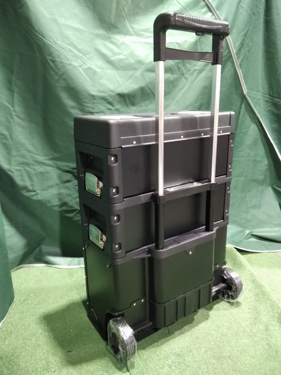 Carro 3 Cajas Herramientas Acero Multifuncion Combinables - 3