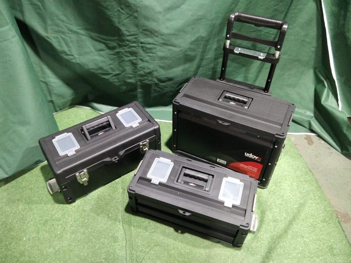 Carro 3 Cajas Herramientas Acero Multifuncion Combinables - 4