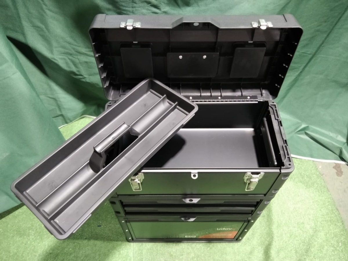 Carro 3 Cajas Herramientas Acero Multifuncion Combinables - 5