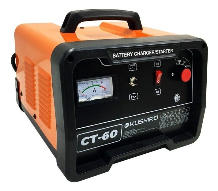 Cargador Arrancador De Baterias 120 A 1200w Compacto Kushiro