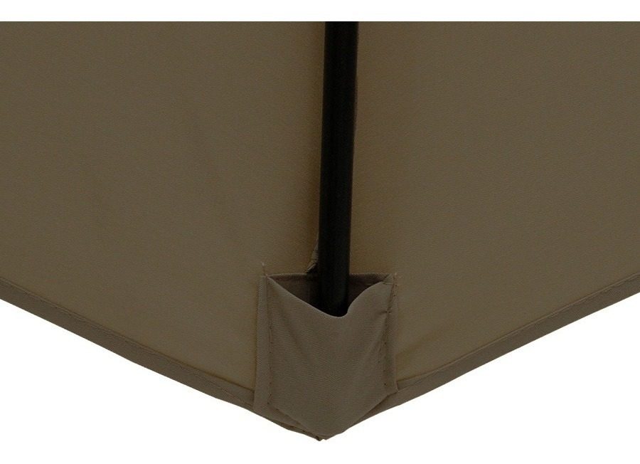 Sombrilla Jardin Lateral Colgante Banana 3m Oscura Kushiro - 3